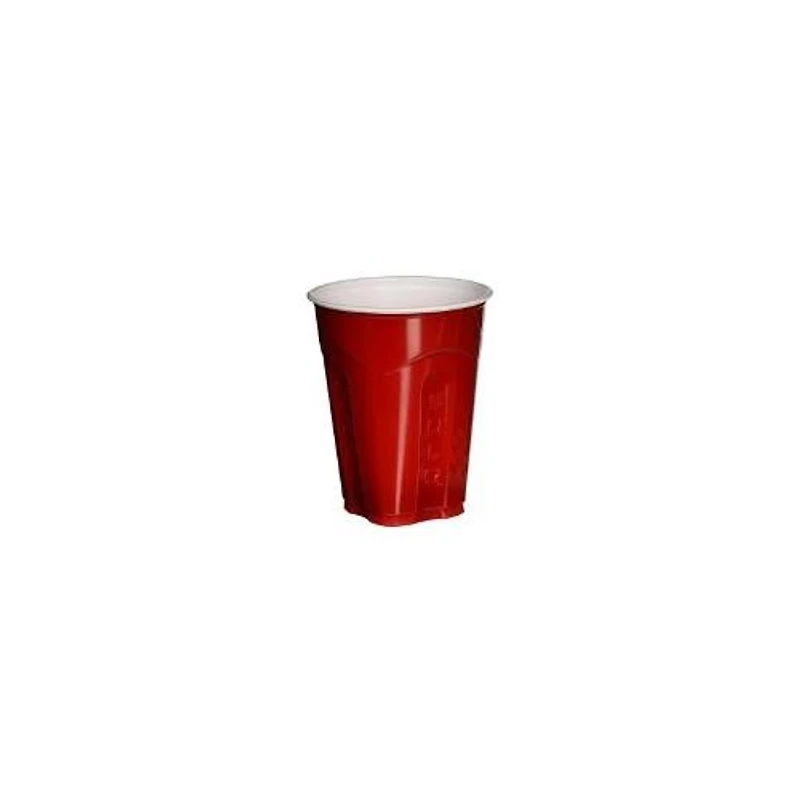 Solo Squared Plastic Cup, 18oz, A plastic party cup