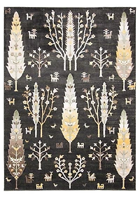 ECARPET Washable Boho Chic Area Rug for Bedroom, Living Room, Kids Nursery