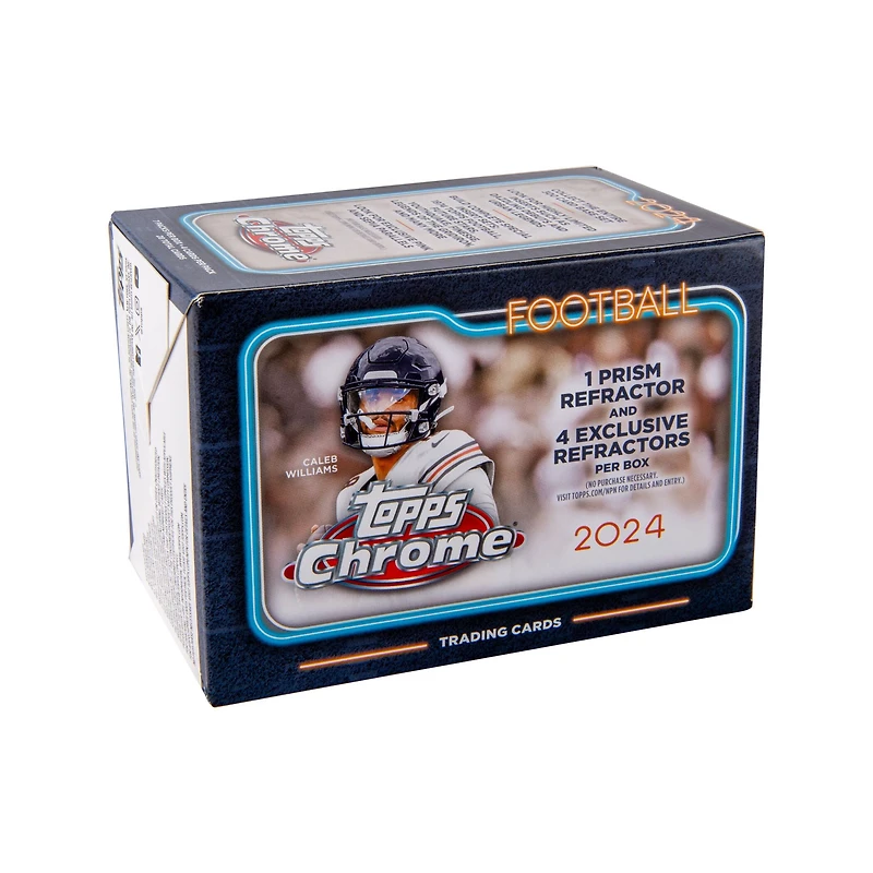 2024 Topps Chrome Football Trading Cards Value Box