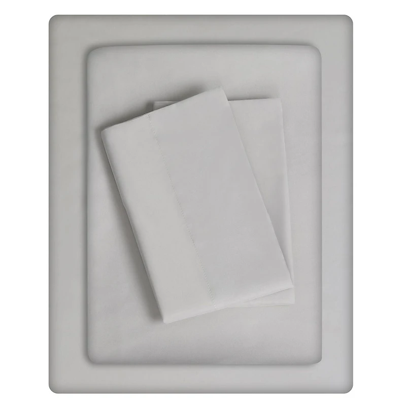 Ensemble de draps en microfibre doux et facile d'entretien Mainstays – Solide Tailles: 1 place, 2 places et grand lit