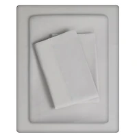 Ensemble de draps en microfibre doux et facile d'entretien Mainstays – Solide Tailles: 1 place, 2 places et grand lit