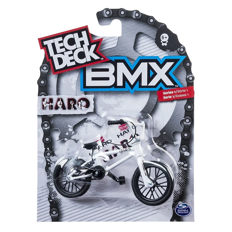 Vélo à doigt BMX Haro de la série 1 de Tech Deck en blanc