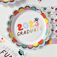Pack party "graduation time" 10ct 9 "assiette à lunch