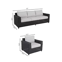 Deer Ridge 3-Piece Conversation Set