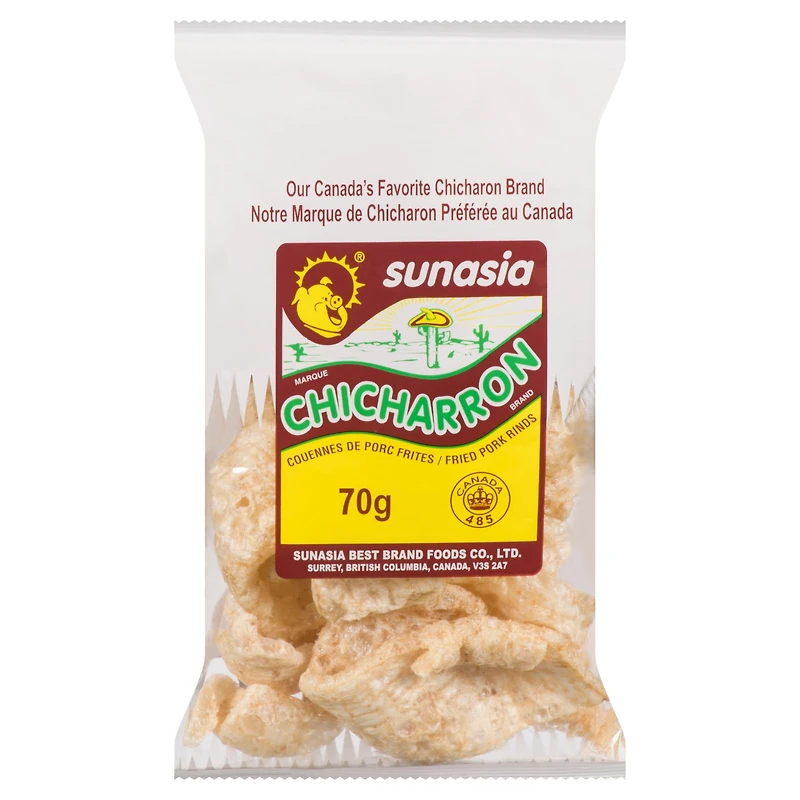 Couennes de porc de Chicharon 60g