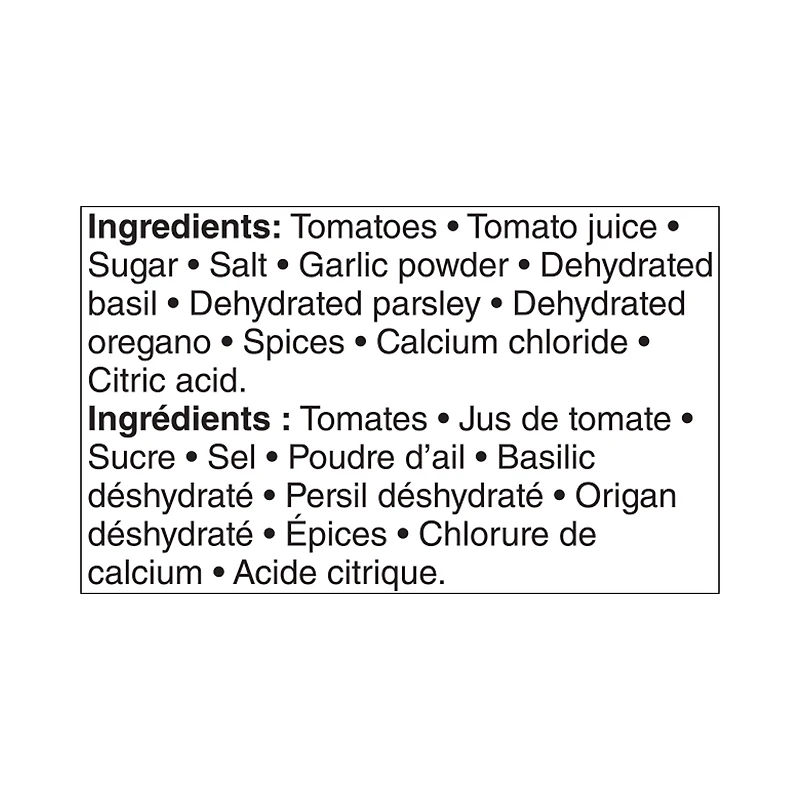 Tomates en dés avec assaisonnements italiens Great Value Tomates en dés avec assaison ital GV