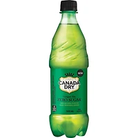 Canada Dry Zero Sugar Ginger Ale Bottle, 500 mL, 500ML