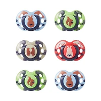 Sucettes de la gamme Fun Style de Tommee Tippee (18-36m, 6 pièces)