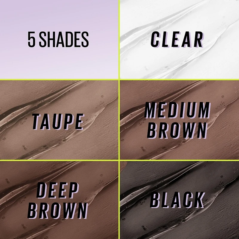 Maybelline New York Colle à sourcils hydrofuge teintée Super Lock Tenue 24H