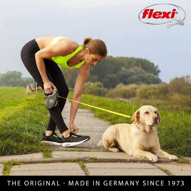Flexi Giant Moyen 8m Bande Rétractable Chien Laisse