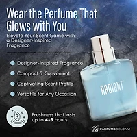 PB ParfumsBelcam Radiant Eau de Toilette Spray for Women, Sweet & Sophisticated Perfume for Everyday Wear, 1.7 fl oz