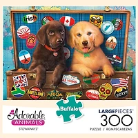 Buffalo Games Adorable Animals: Stowaways 300 Large Piece Jigsaw Puzzle