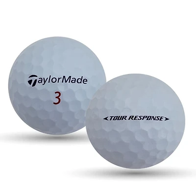 Mulligan - 24 balles de golf récupérées Taylormade Tour Response 5A, Blanc