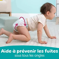 Pampers Couches - Swaddlers 360° - Taille 7, jusqu'à 100 % Anti-Fuites, Ajustement Confortable et Sec, Onglets EZ Off Conçus pour des Changements Faciles, Couche à Enfiler