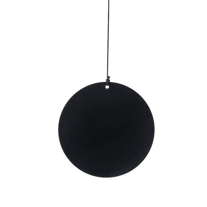 Hometrends 30" Classic Black Metal Outdoor Wind Chime