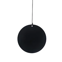 Hometrends 30" Classic Black Metal Outdoor Wind Chime