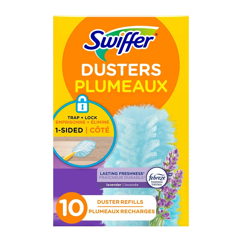 Swiffer Dusters Multi-Surface Duster Refills for Cleaning, Lavender Scent, 10CT