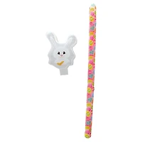 Façon de célébrer les enfants Bunny Glow Wand pour la fête de pâques Magic Stick Toy