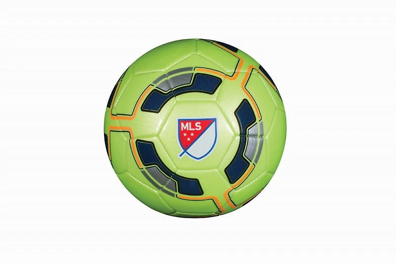 Ballon de soccer à cercles jaunes de MLS Taille : 5