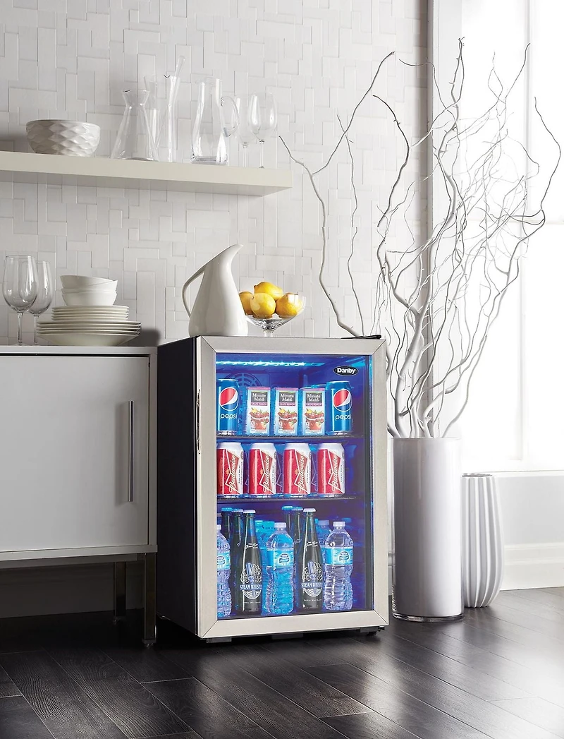 Danby DBC026A1BSSDB 2.6 cu. Centre de boissons sur pied en Acier Inoxydable