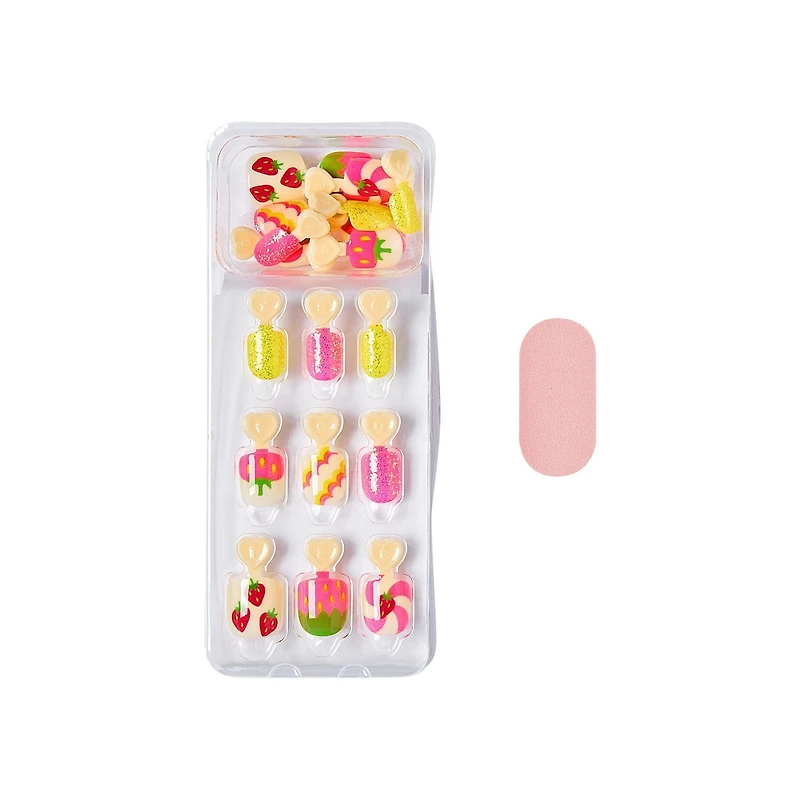 imPRESS Mini - Ongles à Pression, Strawberry, Court, 20u. -