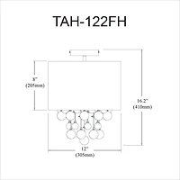 Tahnee TAH-122FH-PC Flush Mount
