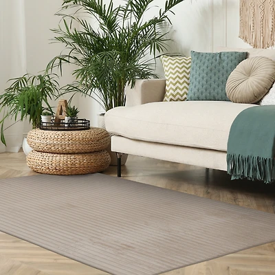 Avenue B Canal Taupe Area Rug, Area Rug