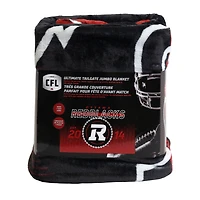 Couverture familiale des Red Blacks d'Ottawa de la LCF, 62 po x 90 po