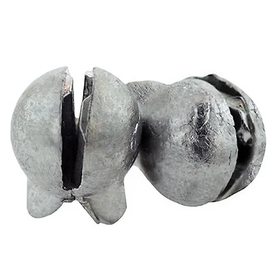 SPLIT SHOT 4, Eagle Claw, 15 Piece, Size 4, Removable Bag Split Shot Sinker, Adds Needed Bait To Your Line, Get Your Baits Deeper.