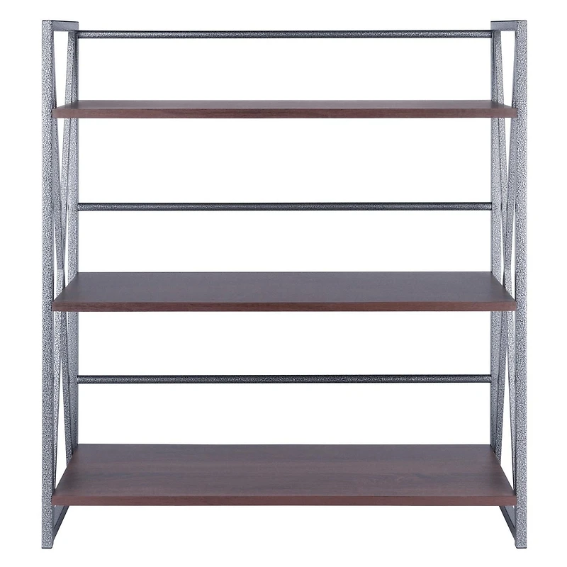 Isa 3-Tier Shelf Graphite and Walnut