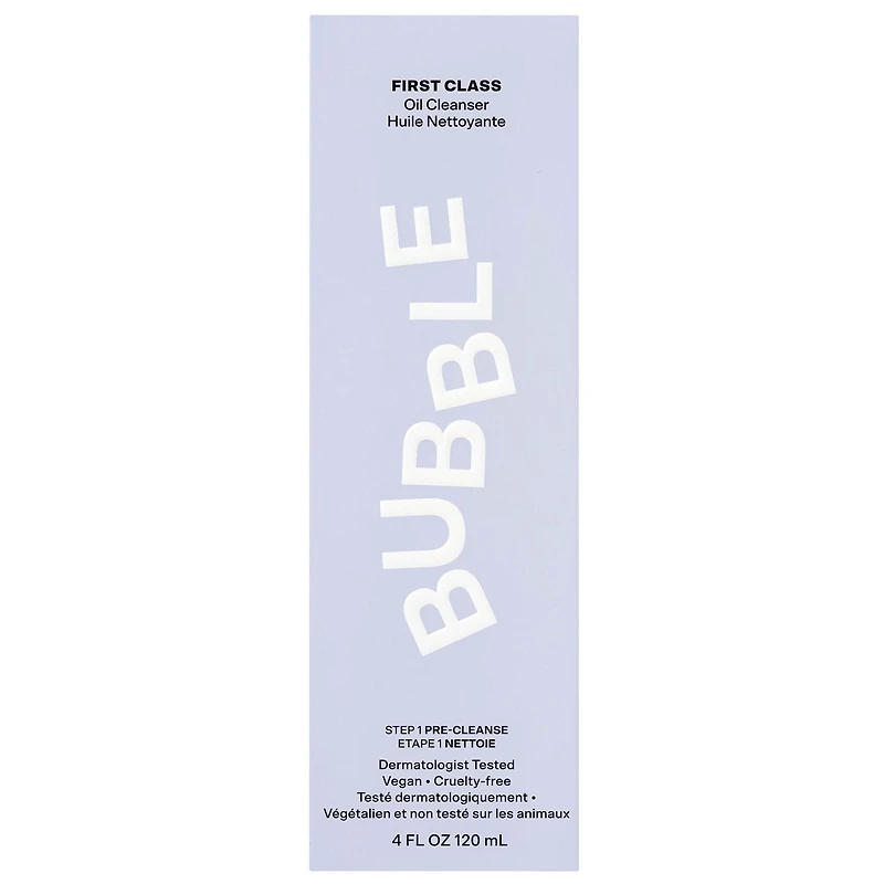 Bubble Skincare First Class Oil Facial Cleanser, 120ml, Oil Cleanser