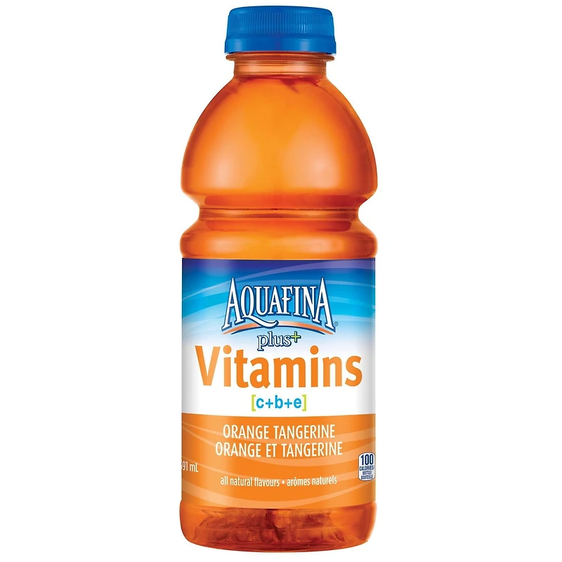 Aquafina Plus+ Vitamins Orange Tangerine 591 mL, Bottle, 591 mL