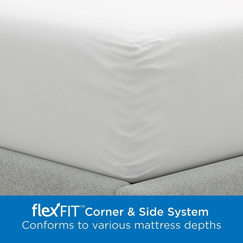AllerEase Maximum Waterproof, Allergy and Bedbug Zippered Mattress Protector, Maximum Allergy Protection