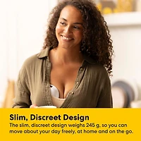 Medela Melody InBra Wearable Double Electric Breast Pump – Slim Design, Ultra-Soft Fit, Quiet, Powerful, Easy Pump & Store Container with Lid, Lightweight, Display with Timer, USB-C Rechargeable