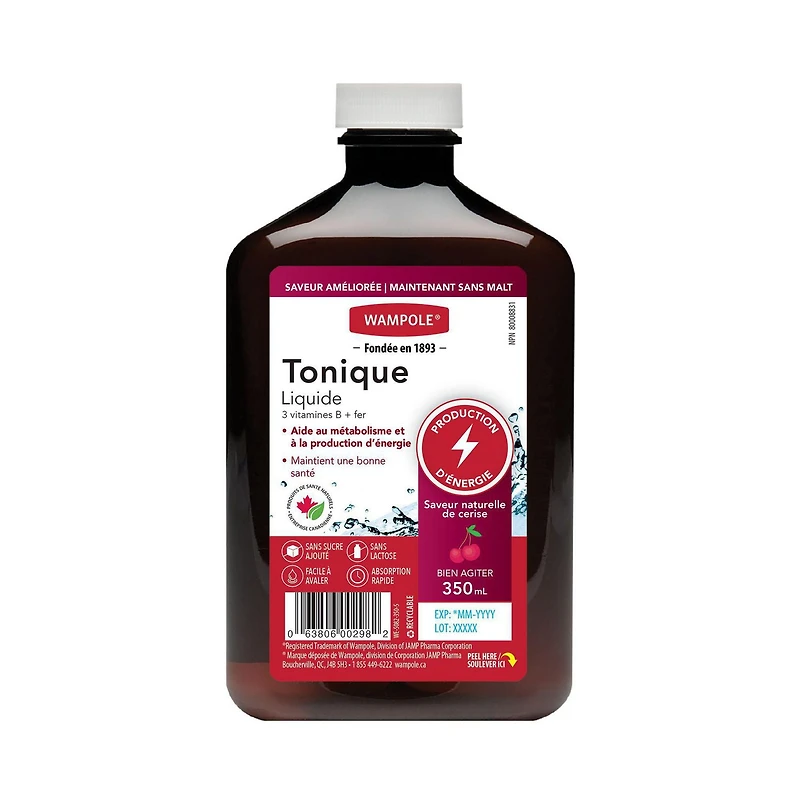 Tonique Wampole Supplément de Vitamines Liquide