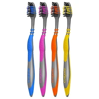 Colgate Zig Zag Charcoal Toothbrush, Adult Soft Toothbrushes, 6 Pack