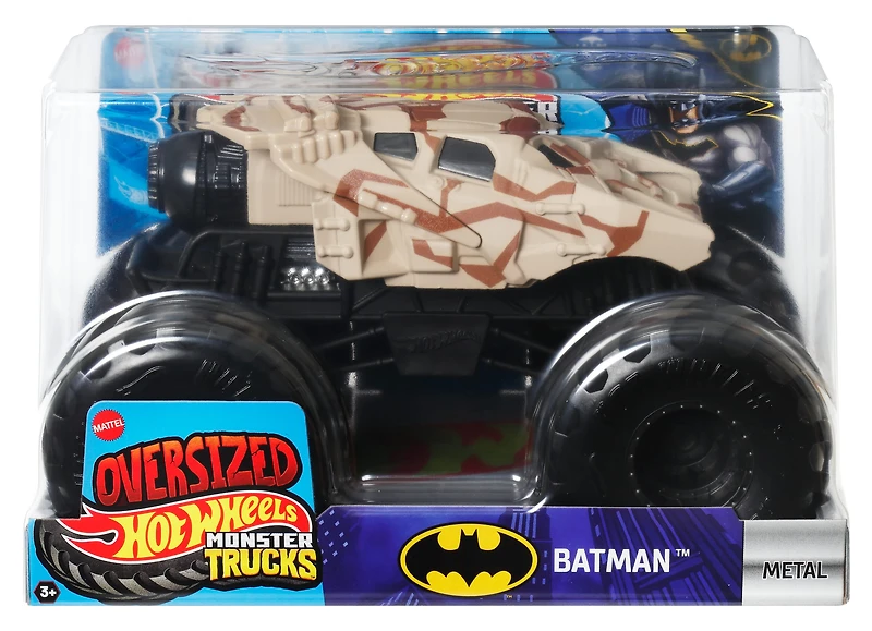 Hot Wheels Monster Trucks Camion surdimensionné Échelle1:24, Batman