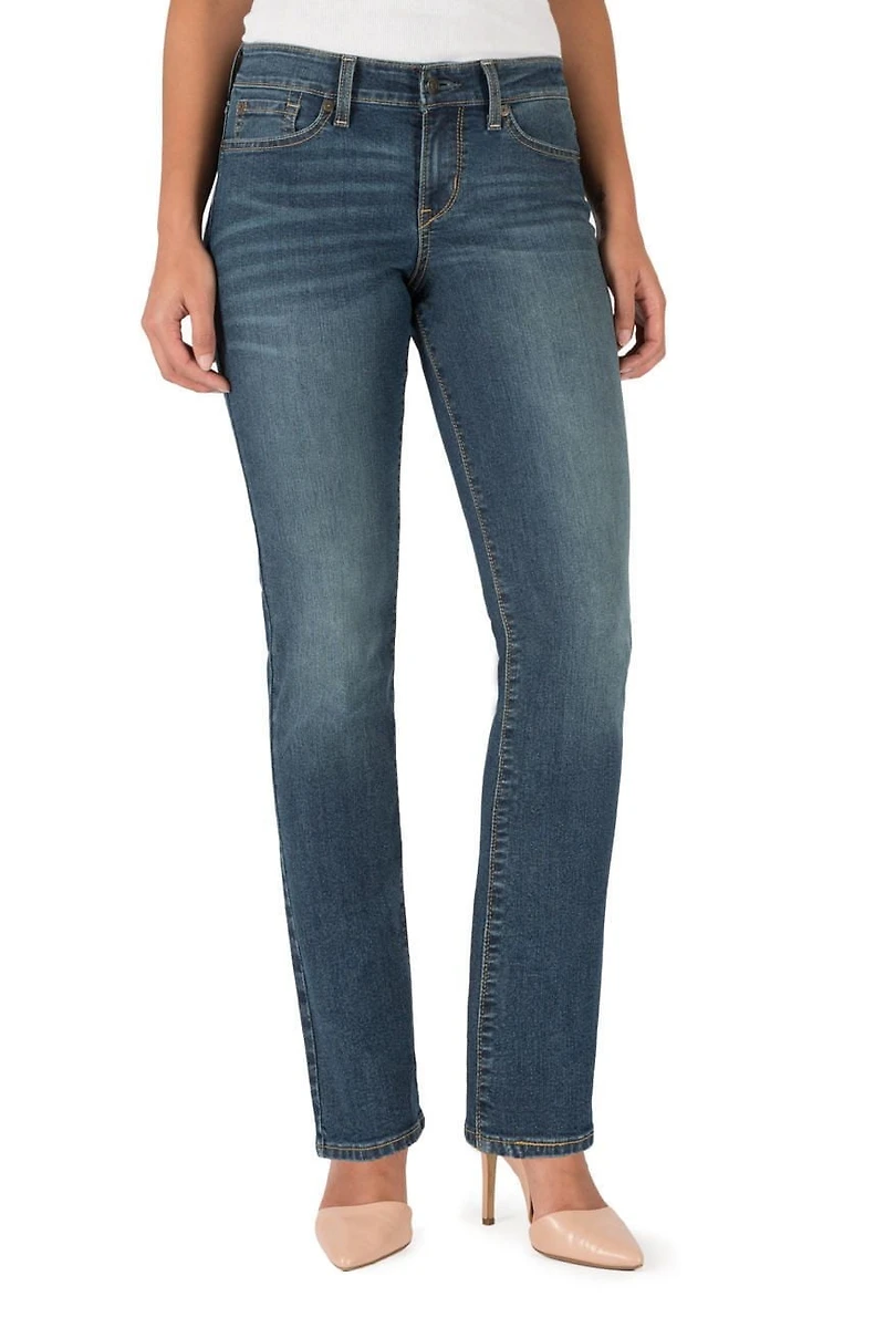 Jean à coupe droite Signature par Levi Strauss & Co. pour femmes