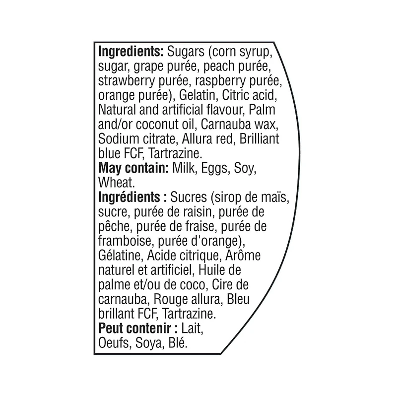 Oursons en gélatine Great Value 500 g