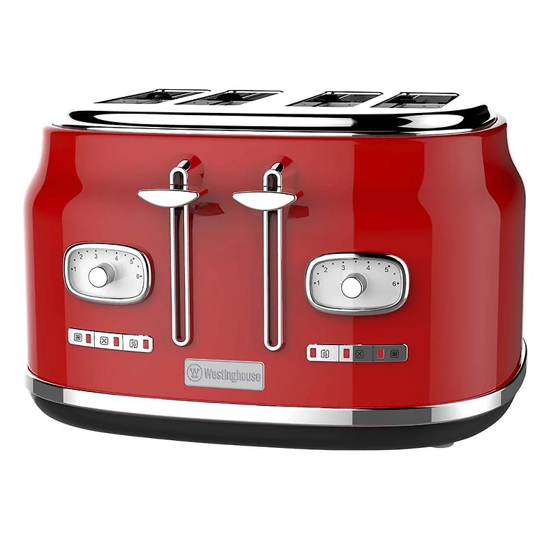 Westinghouse 4 Slice Toaster - Red