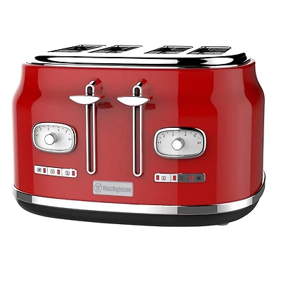 Westinghouse 4 Slice Toaster - Red