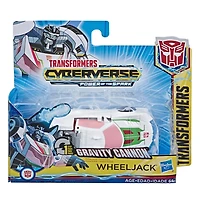 Transformers Cyberverse Action Attackers, figurine Wheeljack de 10,5 cm, conversion 1 étape