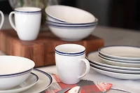 Service de vaisselle 10 pièces Simply Coupe 10 Strawberry Street, bleu