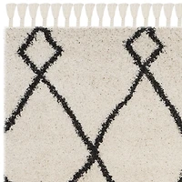 Safavieh Moroccan Fringe Lavern Tapis Géométrique Shag