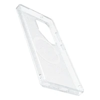 OtterBox Étui Symmetry Clear Magnets Stardust avec Teinte Bleu pour Samsung Galaxy S25 Ultra