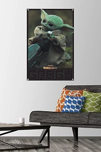 Star Wars: The Mandalorian Season 2 - Grogu Wall Poster, 22.375" x 34" Framed