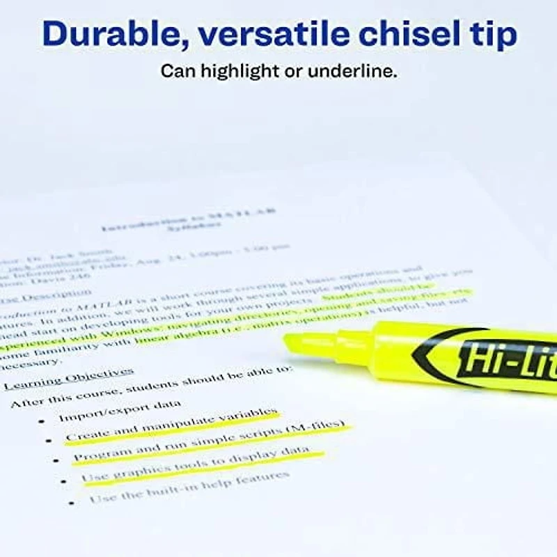 Avery® HI-LITER® Surligneur modèle bureau