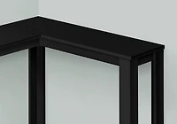 Monarch Specialties Accent Table, Console, Entryway, Narrow, Corner, Living Room, Bedroom, Laminate, Black, Transitional