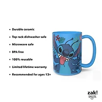 Zak Designs Lilo & Stitch 15oz Ceramic Mug