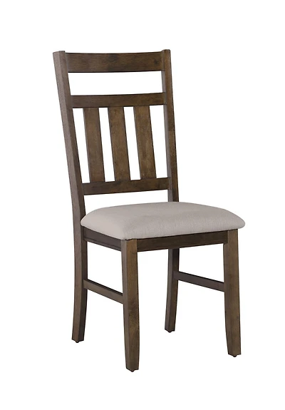 Chaise d'appoint Padilla, Marron (Lot de 2)